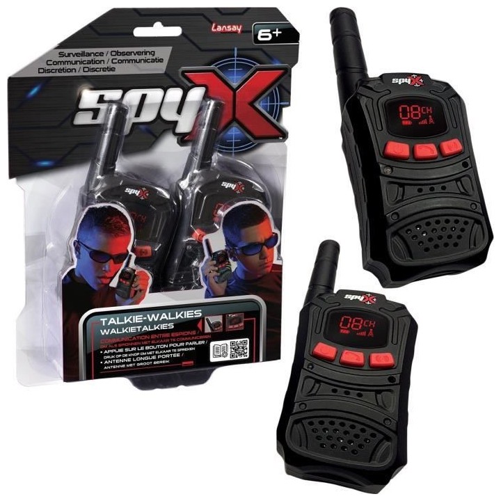 Spy X – Talkie Walkie - Jouet & Accessoires d'Espion - Panoplie d'es