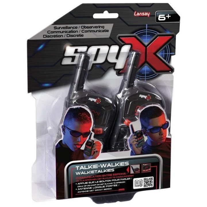 Spy X – Talkie Walkie - Jouet & Accessoires d'Espion - Panoplie d'es