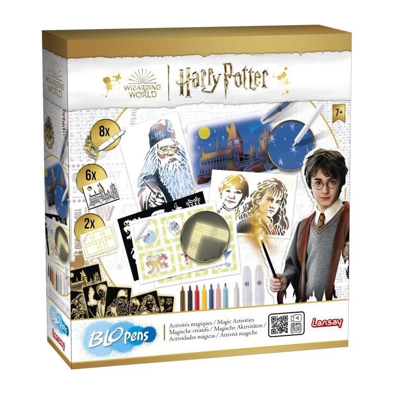 Blopens - Set d'Activités Harry Potter - Dessins et Coloriages - Des 7 ans - Lansay