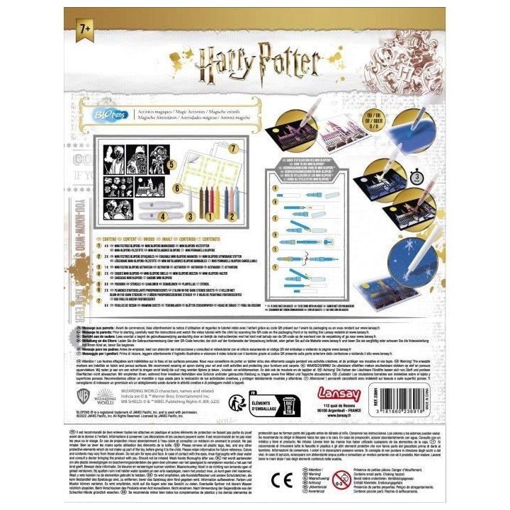 Blopens - Set d'Activités Harry Potter - Dessins et Coloriages - Des