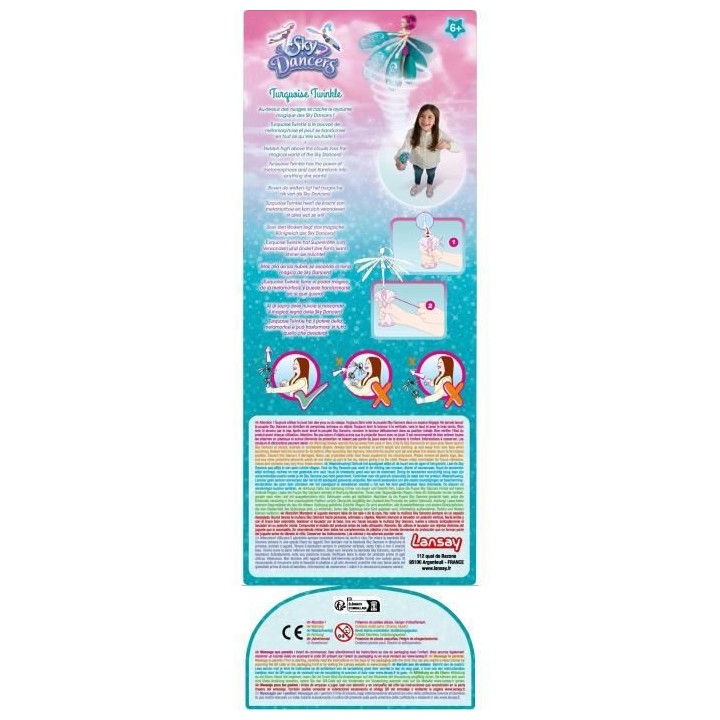 Sky Dancers - Turquoise Twinkle - Poupée Volante - Des 6 ans - Lansay