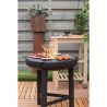 Barbecue gril a plancha BBGRILL - Avec plancha en fonte - Surface de cuisson : diam 56 cm - Noir