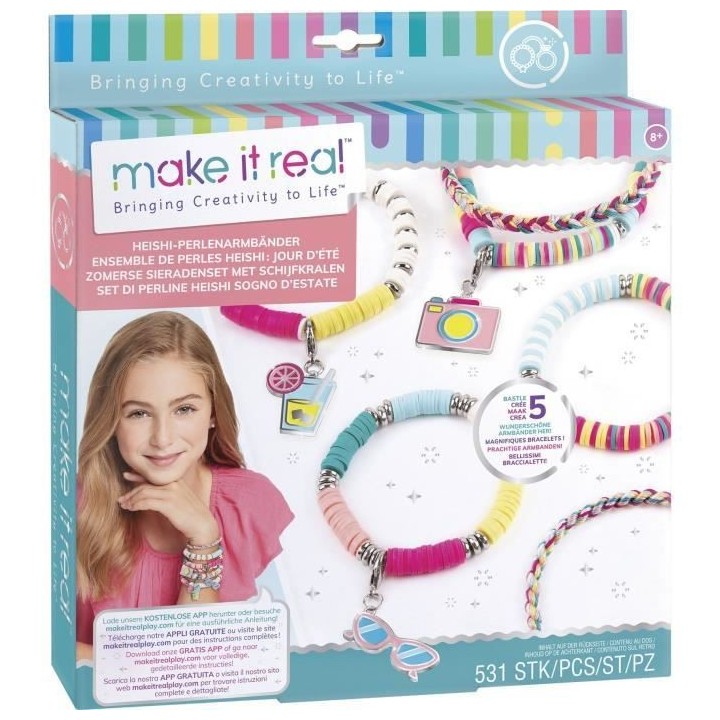 Make It Real - Bijoux Heishi Jours d'Été - Fabrication de bijoux enf