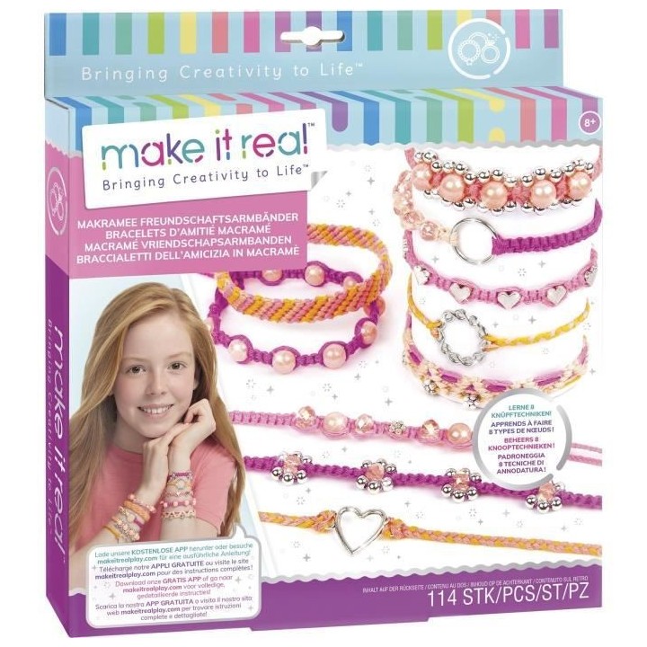 Make It Real - Bracelets d'Amitie - Fabrication de bijoux enfants - De