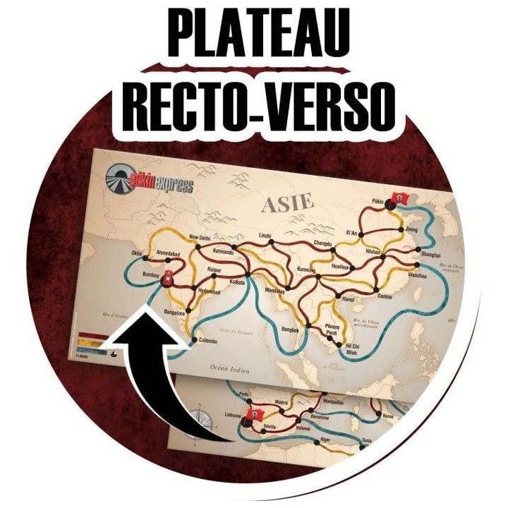Pékin Express - Jeu de société - Aventure entre Amis ou en Famille