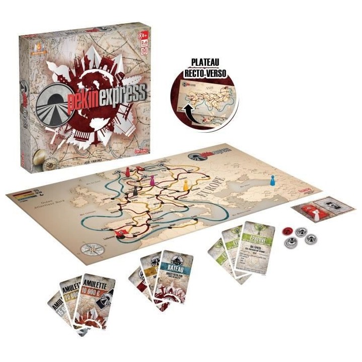 Pékin Express - Jeu de société - Aventure entre Amis ou en Famille