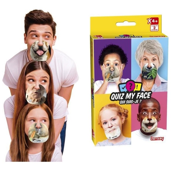 Quiz My Face - Jeu de société - Jeu d'ambiance - Des 4 ans - a parti