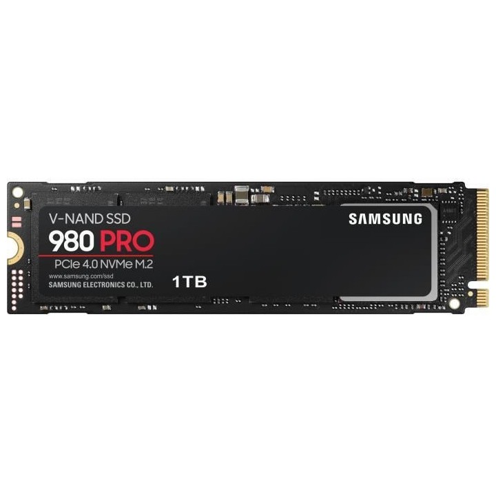 SAMSUNG - SSD Interne - 980 PRO - 1To - M.2 NVMe (MZ-V8P1T0BW)