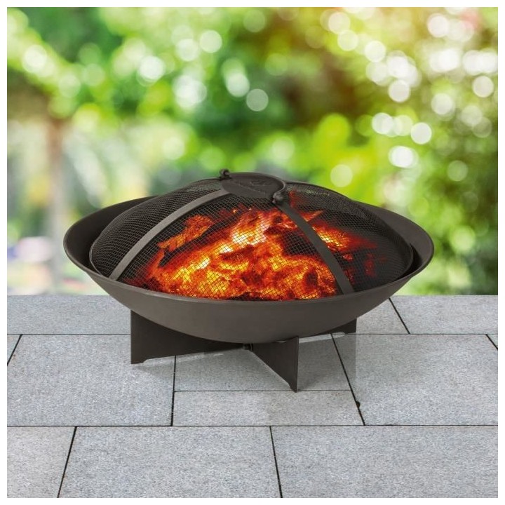 Braséro LANDMANN 03313 - Avec couvercle - Maille serrées