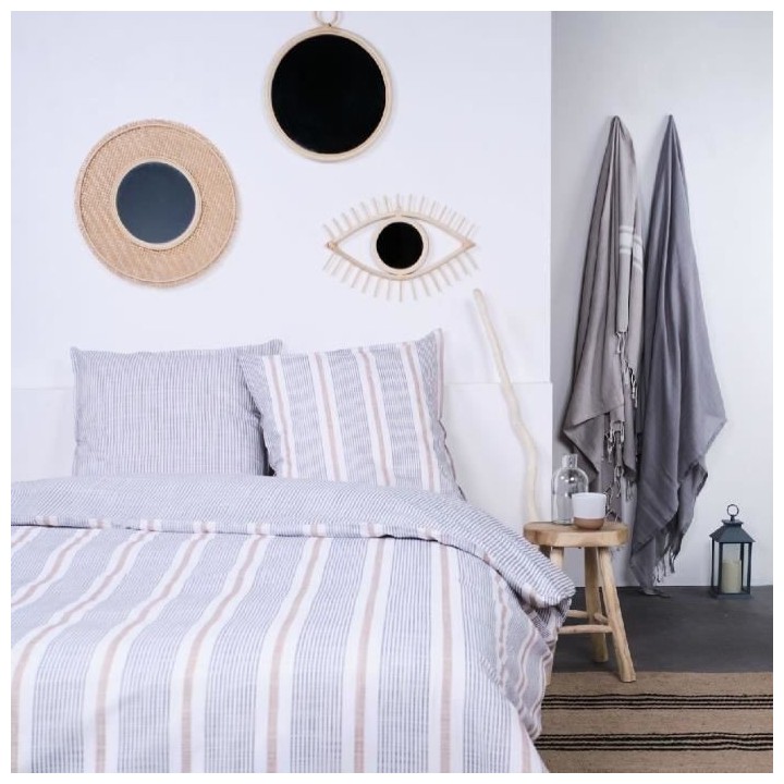 Parure de lit - TODAY Kargo - 220x240 cm - 2 personnes - coton imprim