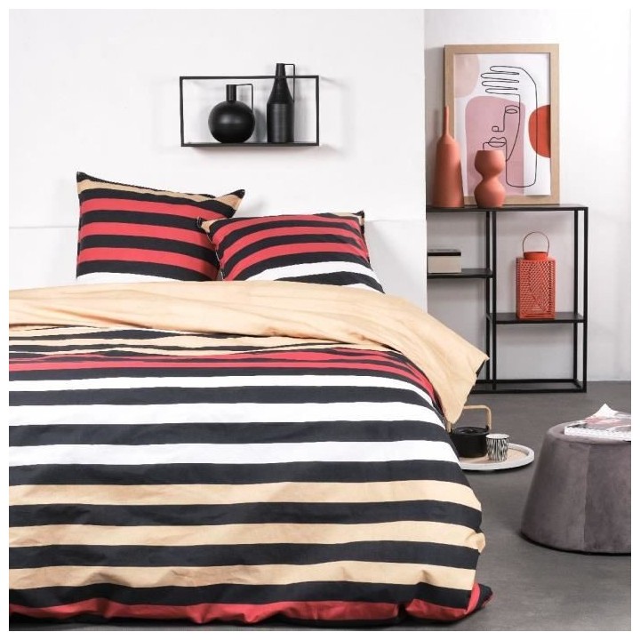 Parure de lit - TODAY Sunshine - 240x260 cm - 2 personnes - coton impr