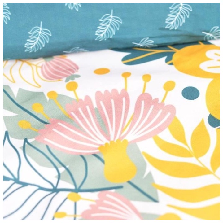 Parure de lit - TODAY Sunshine - 240x220 cm - 2 personnes - coton impr