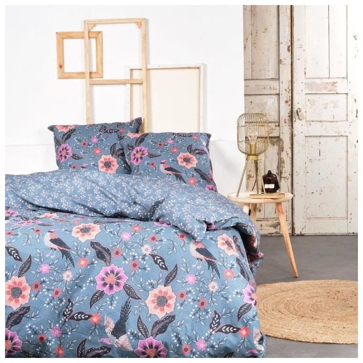 Parure de lit - TODAY Sunshine - 240x260 cm - 2 personnes - coton impr