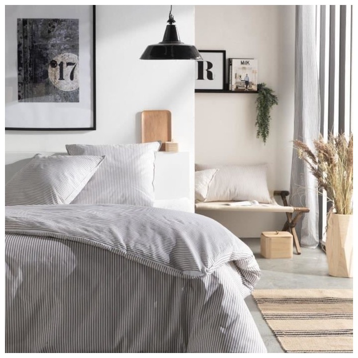 Parure de lit - TODAY Kargo - 260x240 cm - 2 personnes - coton imprim