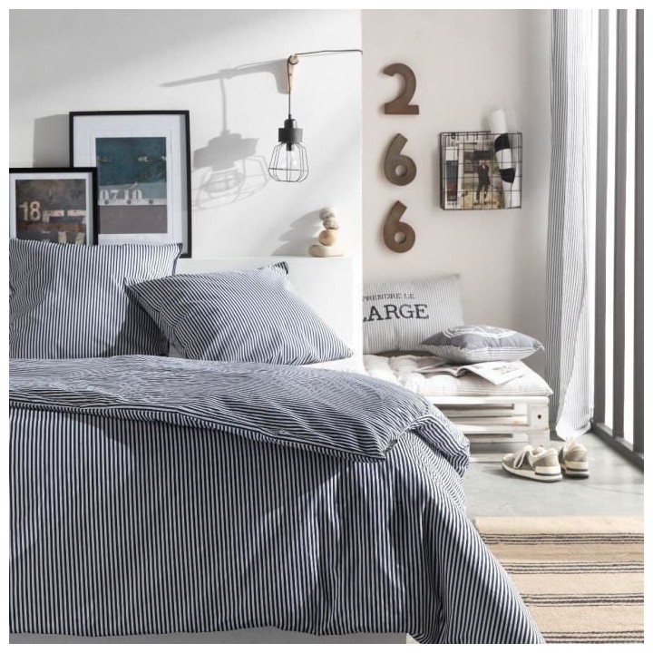 Parure de lit - TODAY Kargo - 220x240 cm - 2 personnes - coton imprim