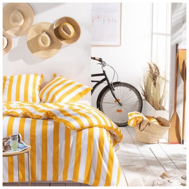 Parure de lit - TODAY Summer Stripes - 240x220 cm - 2 personnes - coto