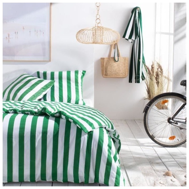 Parure de lit - TODAY Summer Stripes - 240x220 cm - 2 personnes - coto
