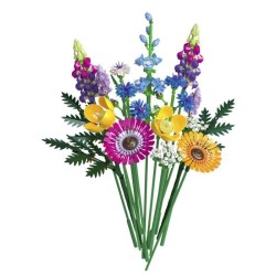 LEGO Icons 10313 Bouquet de Fleurs Sauvages, Plantes Artificielles avec Coquelicots, pour Adultes