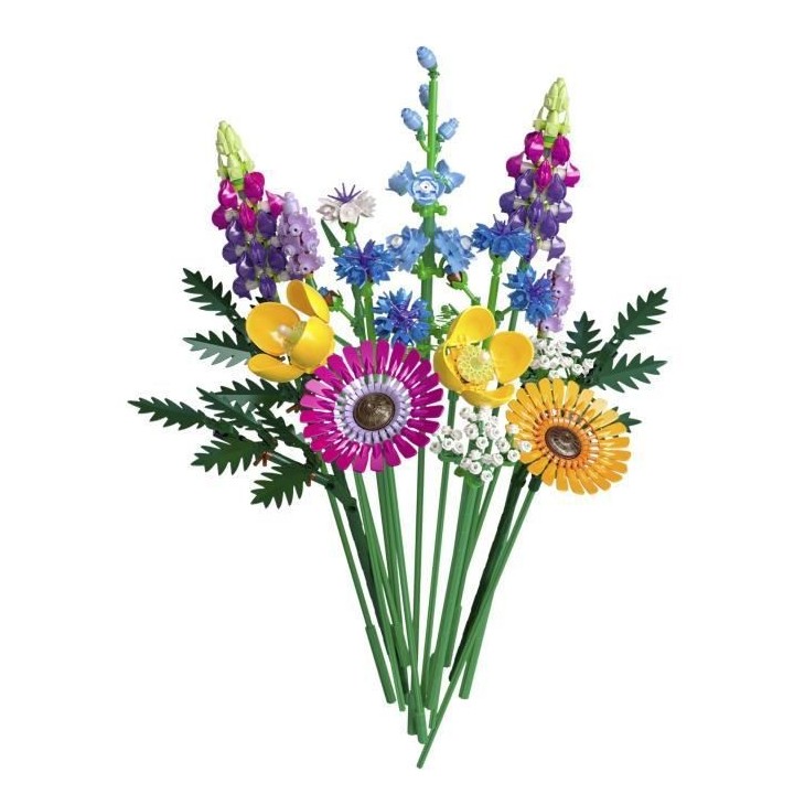 LEGO Icons 10313 Bouquet de Fleurs Sauvages, Plantes Artificielles ave
