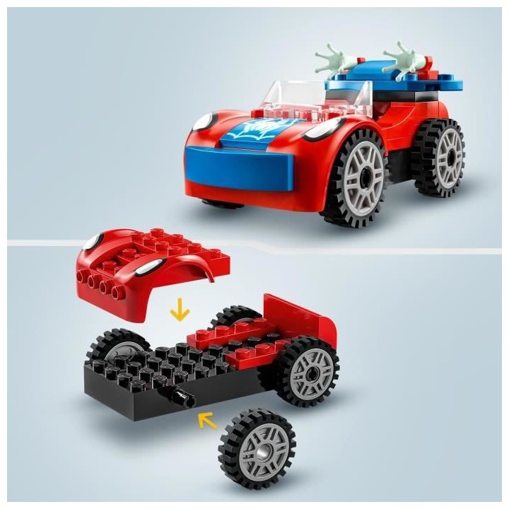 LEGO Marvel 10789 La Voiture de Spider-Man et Docteur Octopus, Jouet a