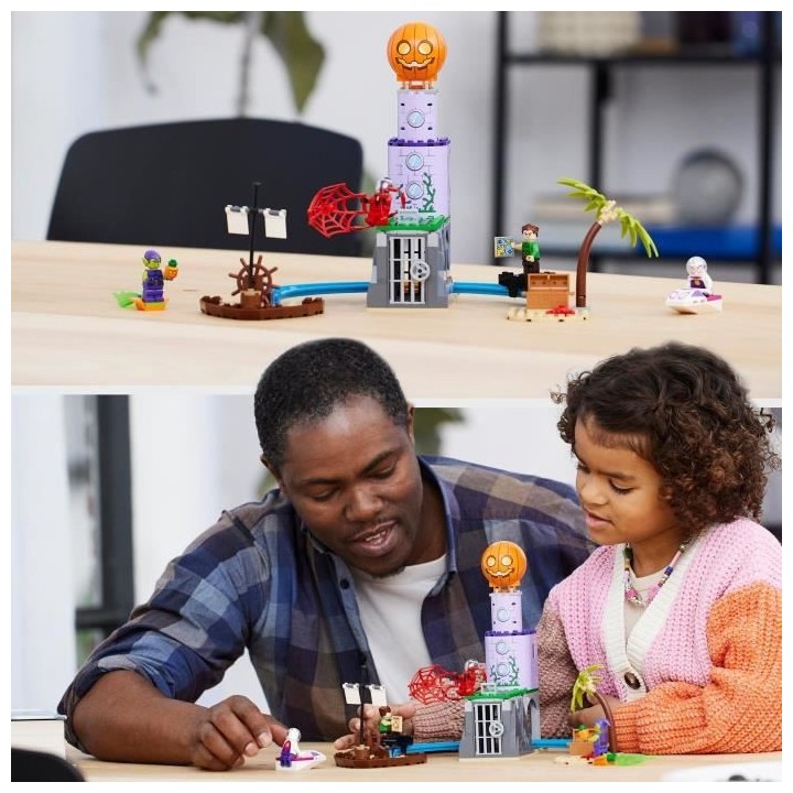 LEGO Marvel 10790 L'Équipe Spidey au Phare du Bouffon Vert, Jouet Enf