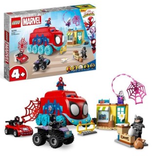 LEGO Marvel 10791 Le QG Mobile de l'Équipe Spidey, Jouet Enfants avec