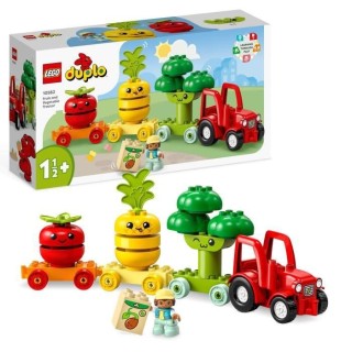 LEGO DUPLO My First 10982 Le Tracteur des Fruits et Légumes, Jouet a