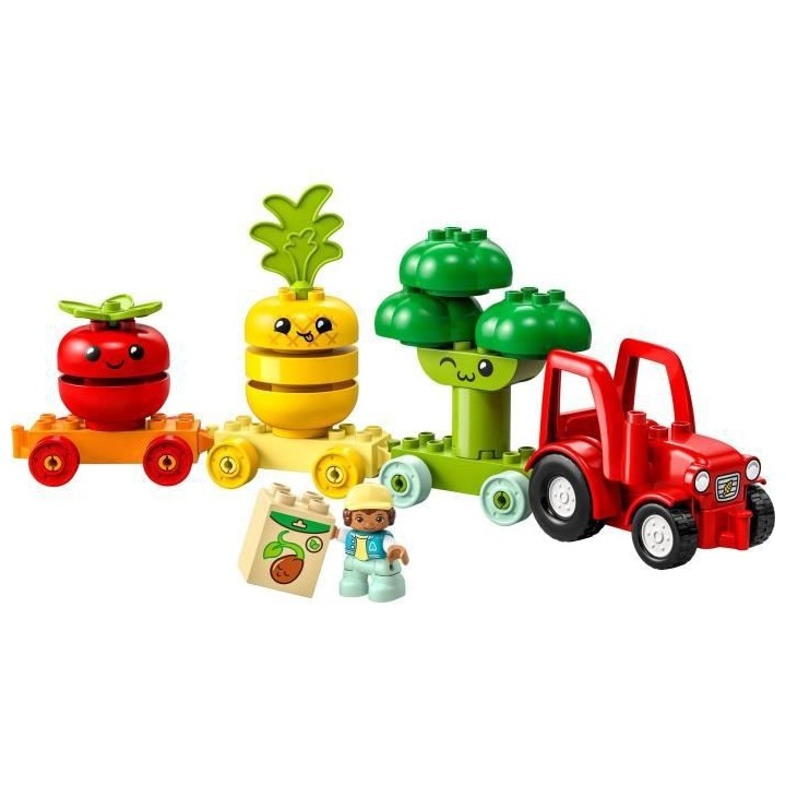 LEGO DUPLO My First 10982 Le Tracteur des Fruits et Légumes, Jouet a