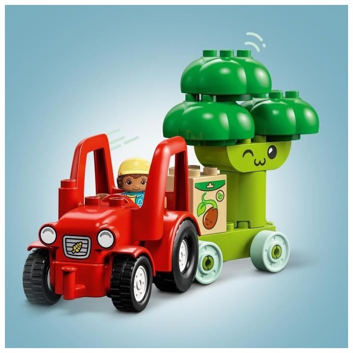 LEGO DUPLO My First 10982 Le Tracteur des Fruits et Légumes, Jouet a