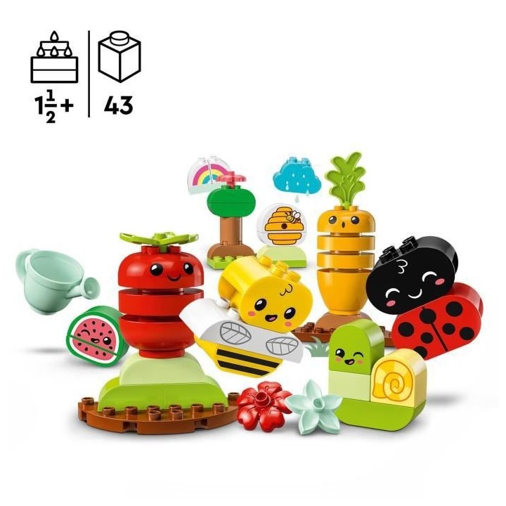 LEGO DUPLO My First 10984 Le Jardin Bio, Jouets Éducatif a Empiler po