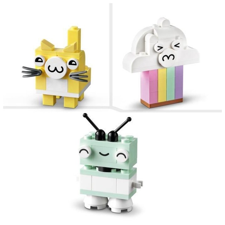 LEGO Classic 11028 L'Amusement Créatif Pastel, Jouets Briques avec Di