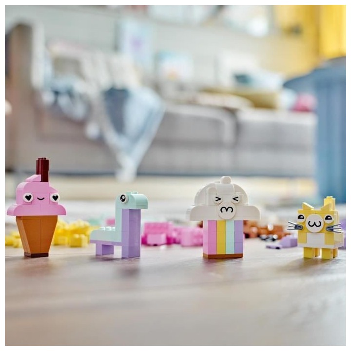 LEGO Classic 11028 L'Amusement Créatif Pastel, Jouets Briques avec Di