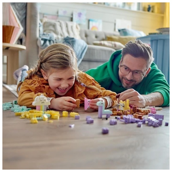 LEGO Classic 11028 L'Amusement Créatif Pastel, Jouets Briques avec Di