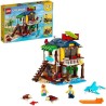 LEGO Creator 3-en-1 31118 La Maison sur la Plage du Surfeur, Jouet, Figurines Animaux Marins