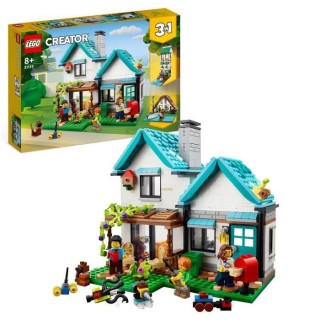 LEGO Creator 3-en-1 31139 La Maison Accueillante, Maquette avec 3 Mais