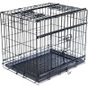 VADIGRAN Cage métallique pliable Premium - 61 x 46 x 53 cm - Noir - Pour chien