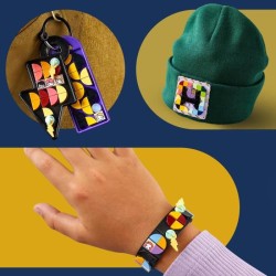 LEGO DOTS 41808 Ensemble d'Accessoires Poudlard, Kit de Création de Bijoux sur Harry Potter