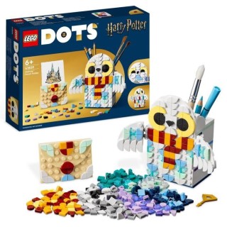 LEGO DOTS 41809 Porte-Crayons Hedwige, Fournitures Harry Potter Hibou,