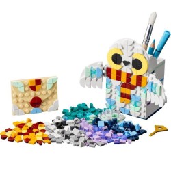 LEGO DOTS 41809 Porte-Crayons Hedwige, Fournitures Harry Potter Hibou, Jouets pour Enfants