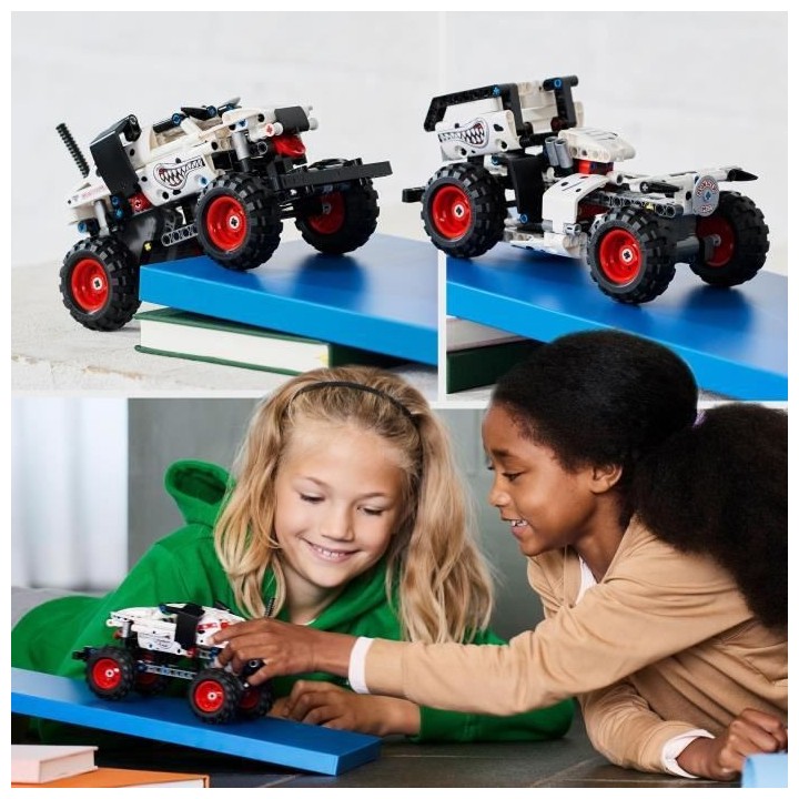 LEGO Technic 42150 Monster Jam Monster Mutt Dalmatien, 2-en1, Monster