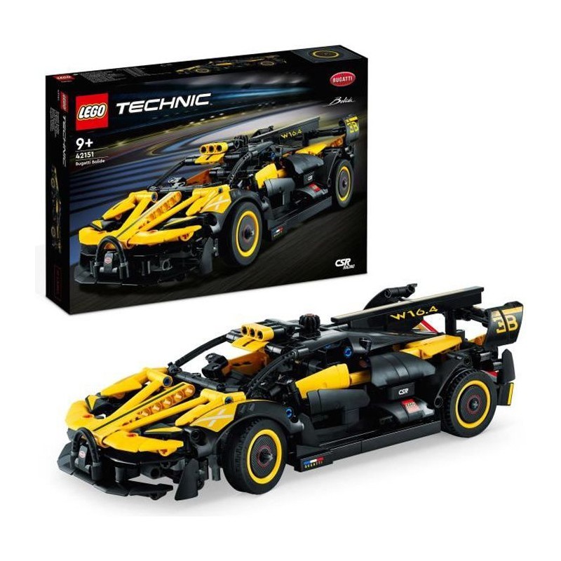 LEGO Technic 42151 Le Bolide Bugatti, Jouet de Voiture, de Course, Maquette a Construire