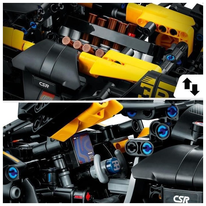 LEGO Technic 42151 Le Bolide Bugatti, Jouet de Voiture, de Course, Maq