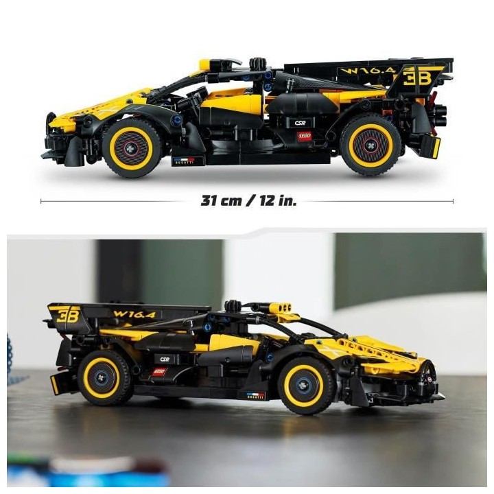 LEGO Technic 42151 Le Bolide Bugatti, Jouet de Voiture, de Course, Maq