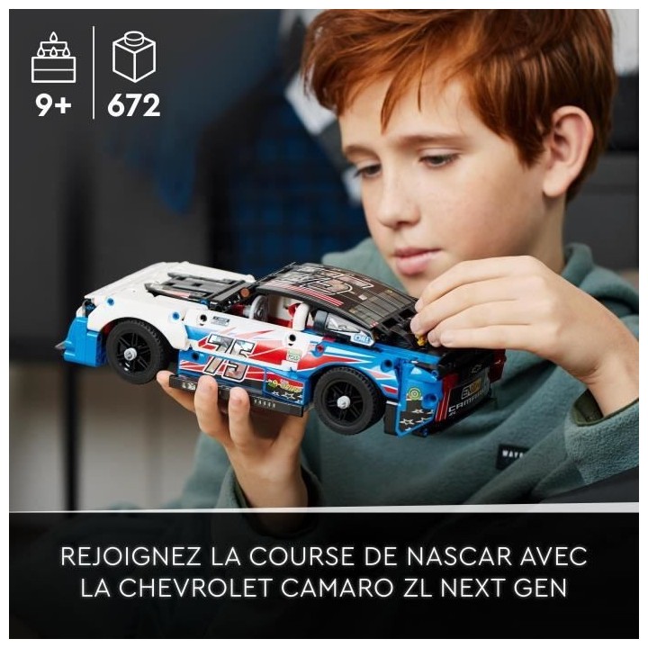 LEGO Technic 42153 Chevrolet Camaro ZL1 NASCAR Next Gen, Maquette de V
