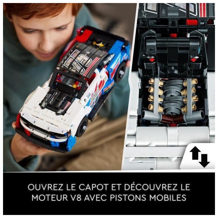 LEGO Technic 42153 Chevrolet Camaro ZL1 NASCAR Next Gen, Maquette de V