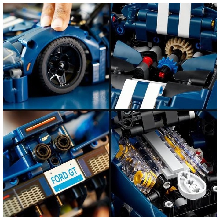 LEGO Technic 42154 Ford GT 2022, Maquette de Voiture pour Adultes, Éc