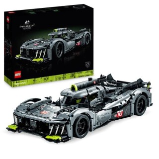 LEGO Technic 42156 PEUGEOT 9X8 24H Le Mans Hybrid Hypercar, Maquette d