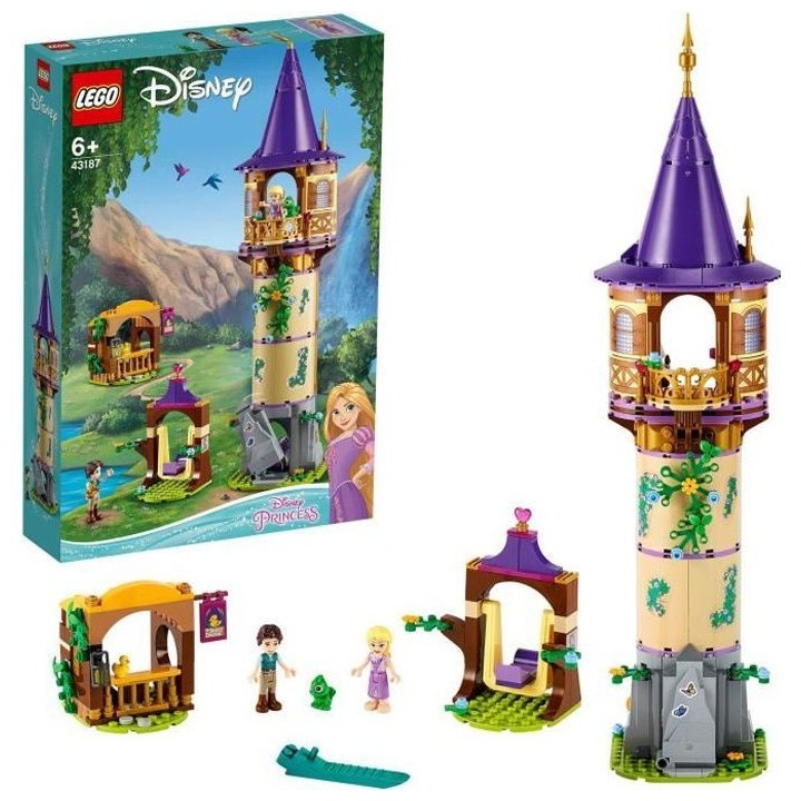 LEGO 43187 Disney Princess La tour de Raiponce - Ensemble de Jeu de la