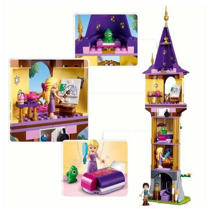 LEGO 43187 Disney Princess La tour de Raiponce - Ensemble de Jeu de la