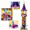 LEGO 43187 Disney Princess La tour de Raiponce - Ensemble de Jeu de la Tour du Château avec 2 mini poupées du dessin animé